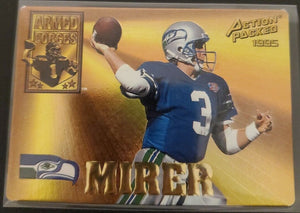 Rick Mirer 1995 Action Packed Armed Forces Gold Series Mint Card #AF10