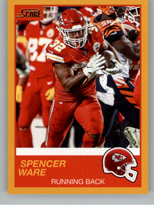 Spencer Ware 2019 Score GOLD Series Mint Card #6