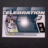 Saquon Barkley 2025 Score Celebration Series Mint Insert Card #C-SBA
