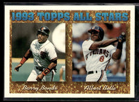 Albert Belle and Barry Bonds 1994 Topps All Stars Series Mint Card #390
