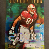 Terrell Owens 1998 Topps Generation 2000 Series Mint Card #14