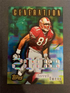 Terrell Owens 1998 Topps Generation 2000 Series Mint Card #14