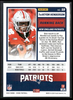 TreVeyon Henderson 2025 Score Mint Rookie Card #59
