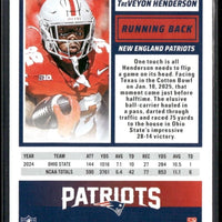 TreVeyon Henderson 2025 Score Mint Rookie Card #59