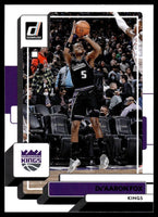 De'Aaron Fox 2022 2023 Panini Donruss Mint Card #138
