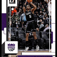 De'Aaron Fox 2022 2023 Panini Donruss Mint Card #138