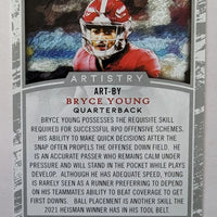 Bryce Young 2022 Sage Artistry Series Mint Rookie Card #ART-BY