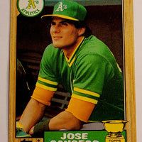 Jose Canseco 1987 Topps Series Mint Card #620