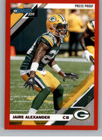 Jaire Alexander 2019 Donruss Press Proof Red Series Mint Card #104
