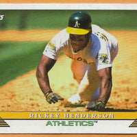 Rickey Henderson 2019 Topps Archives Series Mint Card #227