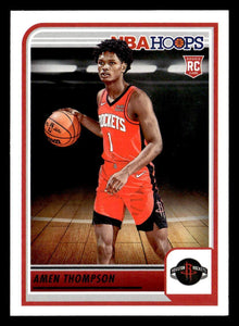 Amen Thompson 2023 2024 Panini Hoops Series Mint Rookie Card #242