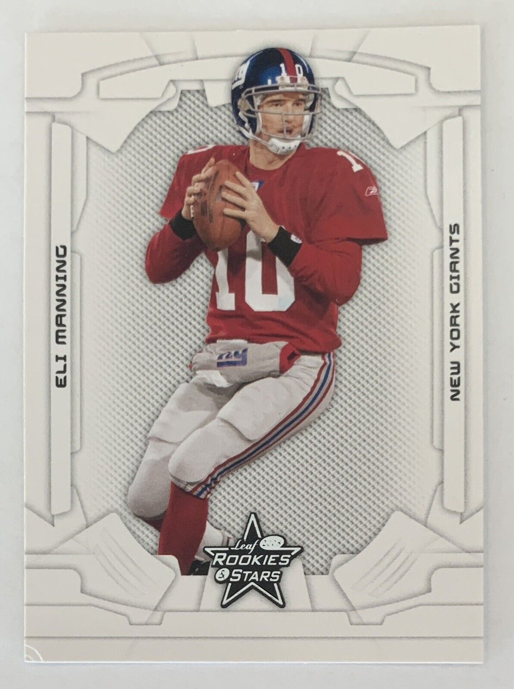 Eli Manning 2008 Leaf Rookies & Stars Series Mint Card #63