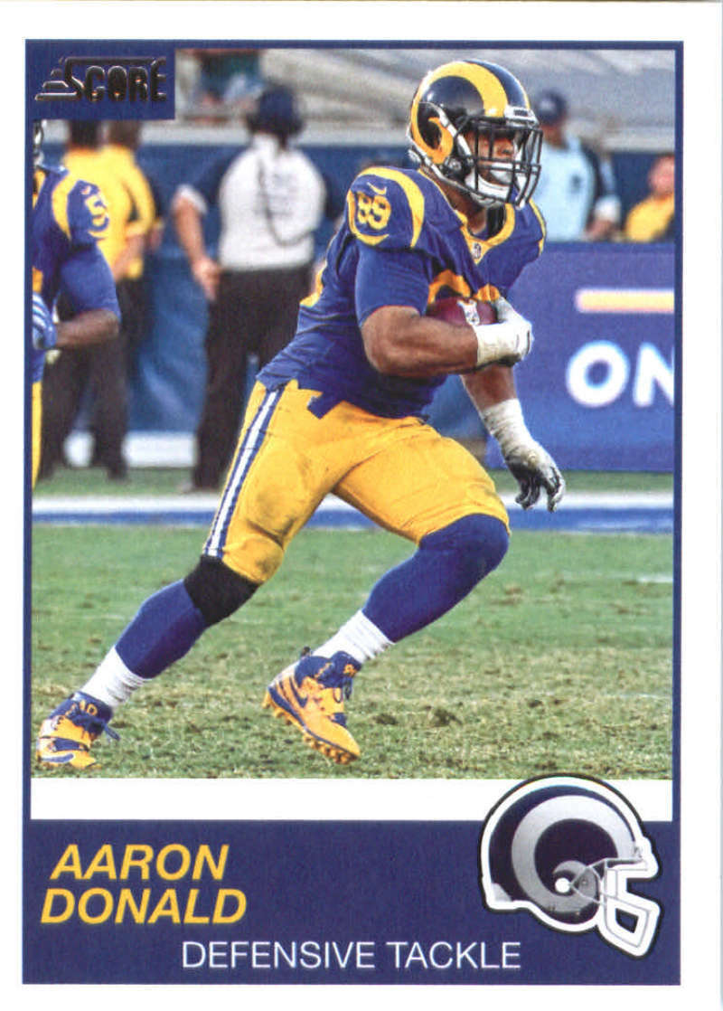 Aaron Donald 2019 Panini Score Series Mint Card #295