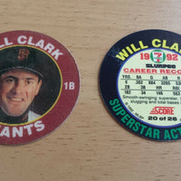 Will Clark 1992  7-11 Slurpee Coin #20