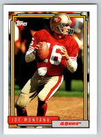 Joe Montana 1992 Topps Series Mint Card #719
