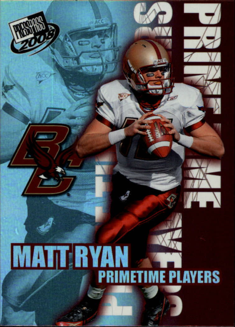 Matt Ryan 2008 Press Pass Primetime Players Series Mint Card  #PP3