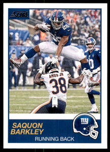 Saquon Barkley 2019 Panini Score Series Mint Card #174