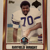 Rayfield Wright 2006 Topps Hall of Fame Tribute Mint Card #HOFT-RWR