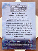 Jac Caglianone 2025 Bowman Chrome Greatness Loading Series Mint Card #GL-21

