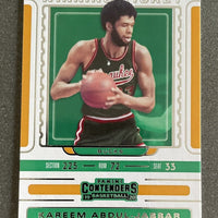 Kareem Abdul-Jabbar 2019 2020 Panini Contenders Winning Ticket Series Mint Card #11