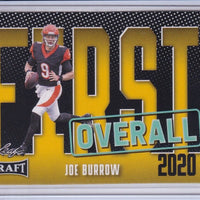 Joe Burrow 2023 Leaf Draft First Overall Gold Series Mint Card #10