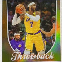 Carmelo Anthony 2022 2023 Panini Hoops Throwback Gold Foil Series Mint Card #12