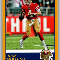 Nick Mullens 2019 Score GOLD Series Mint Card #305