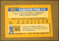 Carlton Fisk 1991 Topps Cracker Jack Series Mint Card #2
