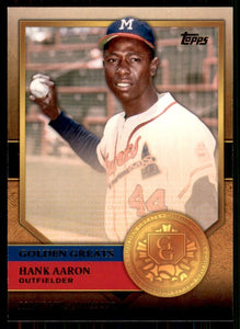 Hank Aaron 2012 Topps Golden Greats Series Mint Card #GG52