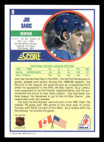 Joe Sakic 1990 1991 Score Card #8
