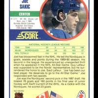 Joe Sakic 1990 1991 Score Card #8