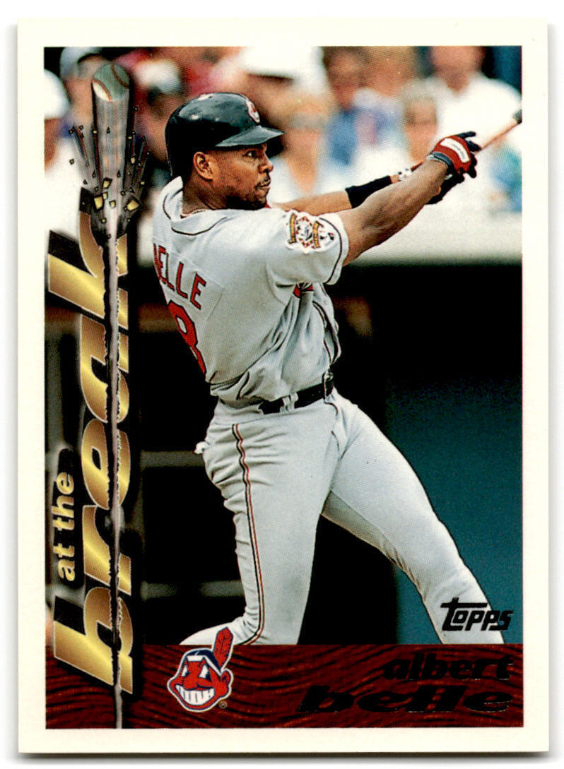 Albert Belle 1995 Topps At the Break Series Mint Card #4