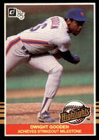 Dwight Gooden 1985 Donruss Highlights Series Mint Card #33
