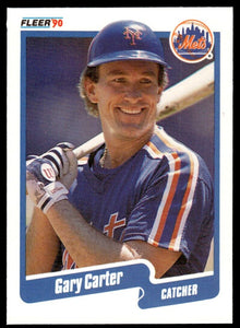Gary Carter 1990 Fleer Series Mint Card #199