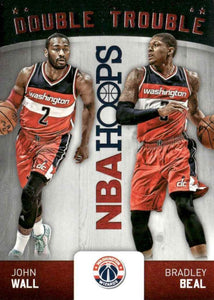 Bradley Beal and John Wall  2015 2016 Panini Hoops Double Trouble Series Mint Card #1