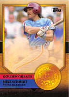 Mike Schmidt 2012 Topps Golden Greats Series Mint Card #GG90
