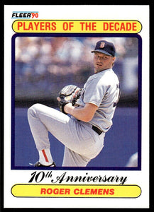 Roger Clemens 1990 Fleer Series Mint Card #627