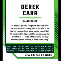 Derek Carr 2024 Donruss Optic Series Mint Card #139