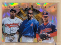 Albert Belle 1996 Pinnacle Select Team Nucleus Series Mint Card #1 with Manny Ramirez
