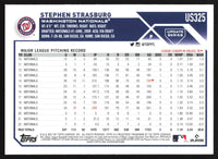 Stephen Strasburg 2023 Topps Update Orange and Black Foil Series Mint Card #US325
