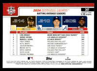 Shohei Ohtani 2025 Topps Batting Leaders Series Mint Card #347
