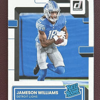 Jameson Williams 2022 Panini Donruss Series Mint Card #308