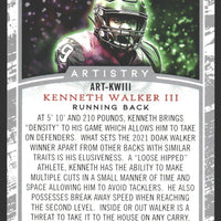 Kenneth Walker III 2022 SAGE Artistry Silver Series Mint Rookie Card #ART-KWIII