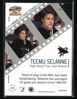 Teemu Selanne 2004 Pacific Main Attractions Card #13
