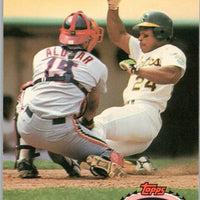 Rickey Henderson 1991 Topps Stadium Club Series Mint Card #120