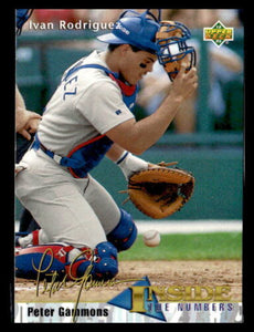 Ivan Rodriguez 1993 Upper Deck Series Mint Card #468