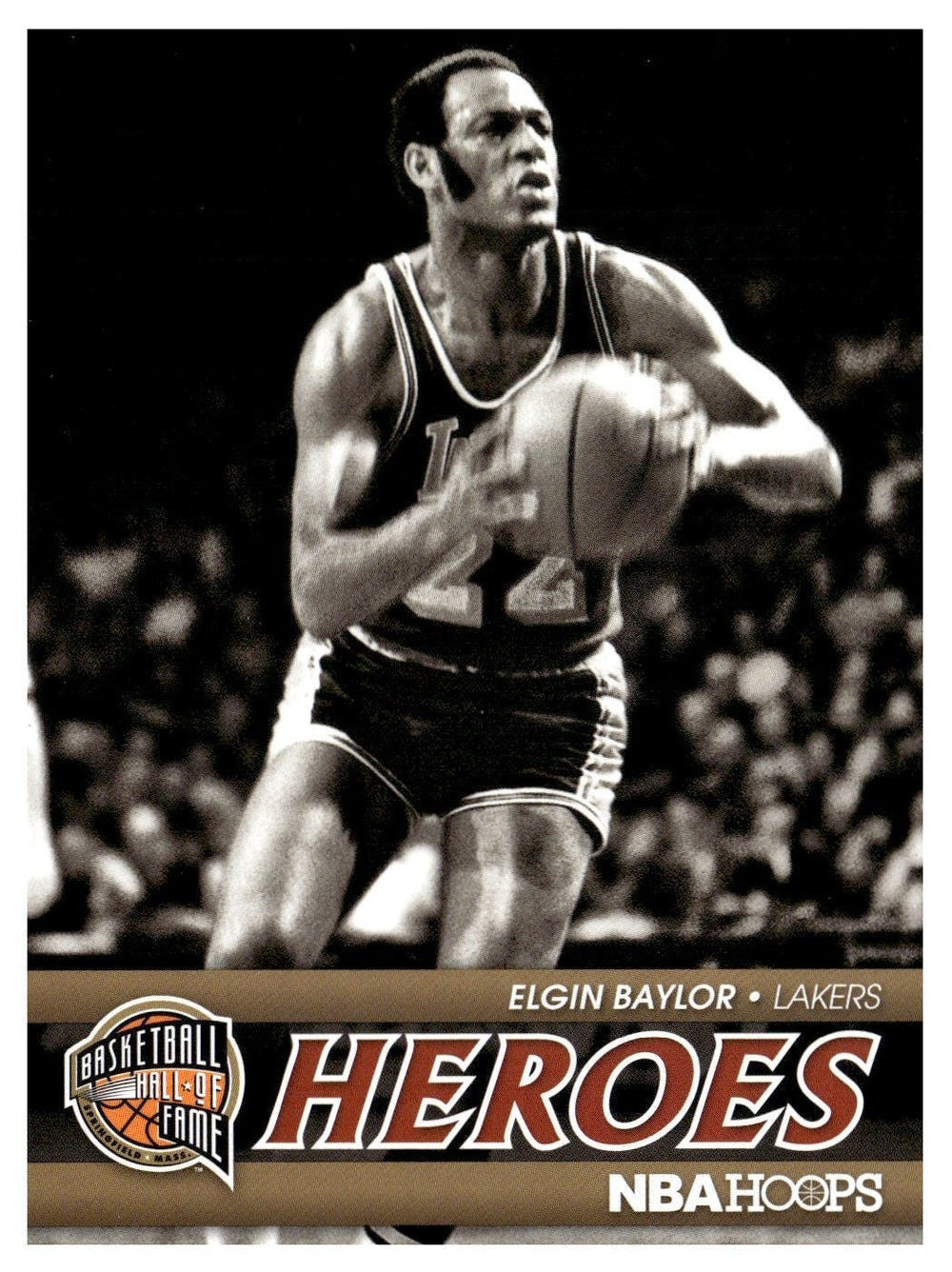 Elgin Baylor 2012 2013 Panini Hoops Hall Of Fame Heroes Series Mint Card #6