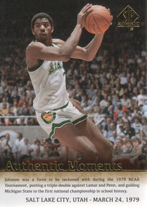 Magic Johnson 2014 2015 SP Authentic Moments Series Mint Card #67