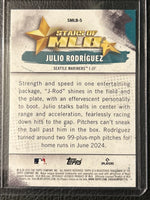 Julio Rodriguez 2025 Topps Stars of MLB Mint Insert Card #SMLB-5
