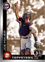 Joe Mauer 2010 Topps Toppstown Gold Code Card Series Mint Card #FCTTT1
